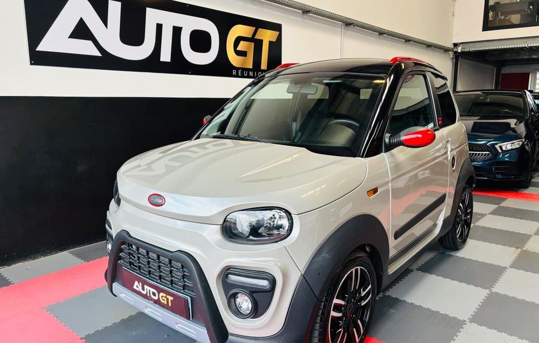 Ligier MGO voiture sans permis grise — photo 1