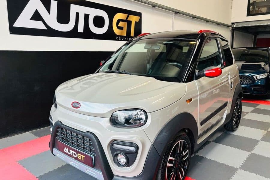 Ligier MGO voiture sans permis grise — photo 1